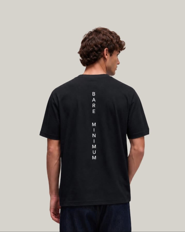 Bare Minimum Black Oversized T-Shirt