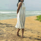 Blue willow muslin dress