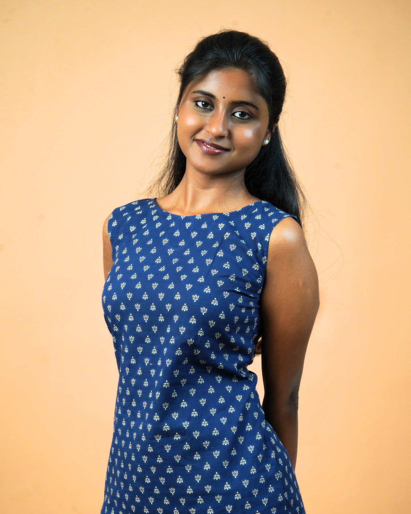 Blue Short Kurti