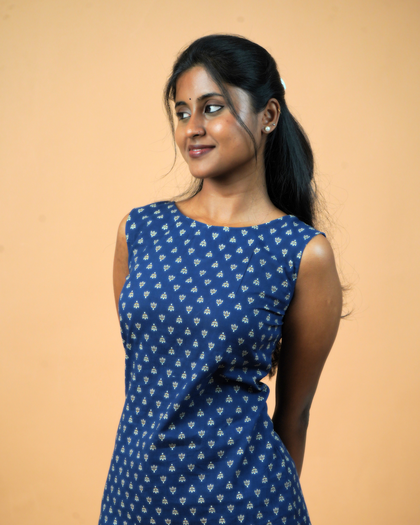 Blue Short Kurti