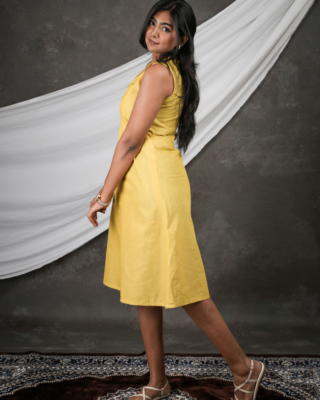 Saffron - shirt dress