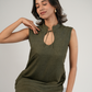 Olive Aura – A Line Dress