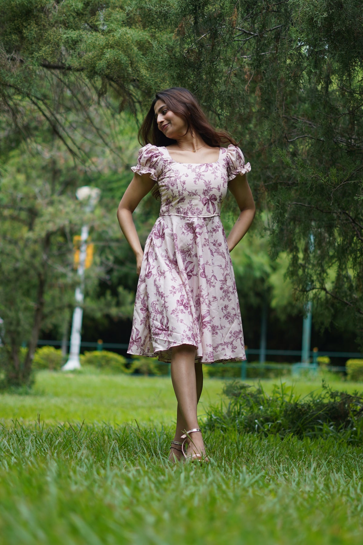 Bow corset dress