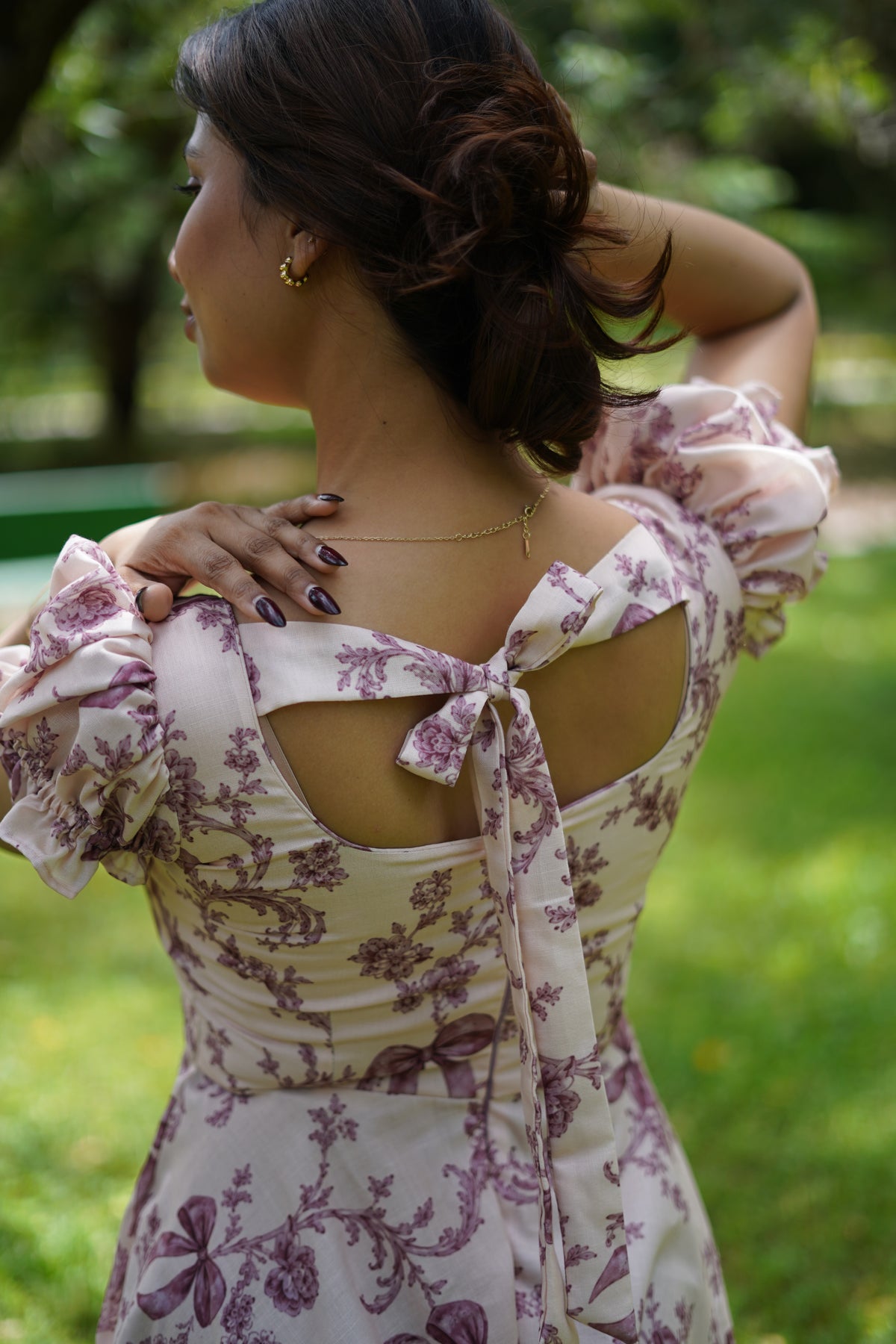 Bow corset dress