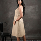 Zyra linen midi dress