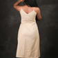 Zyra linen midi dress