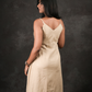 Zyra linen midi dress