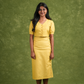 Aira – Yellow Linen Wrap Co-ord Set | Elegant Casual & Evening Wear