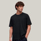 Bare Minimum Black Oversized T-Shirt