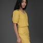 Aira - linen wrap dress