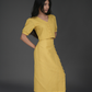 Aira - linen wrap dress